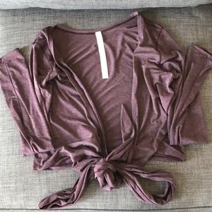 lululemon athletica tie crop